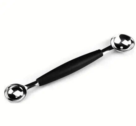 Watermelon Melon Ball Fruit & Ice Cream Sorbet Scoop Stainless Steel Double Head