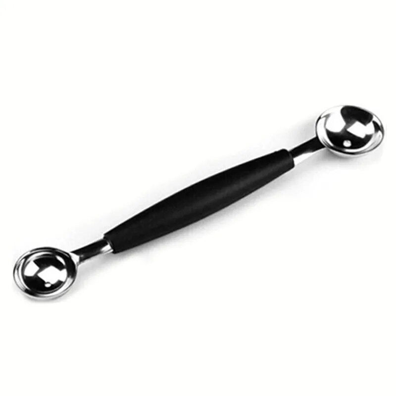 Watermelon Melon Ball Fruit & Ice Cream Sorbet Scoop Stainless Steel Double Head