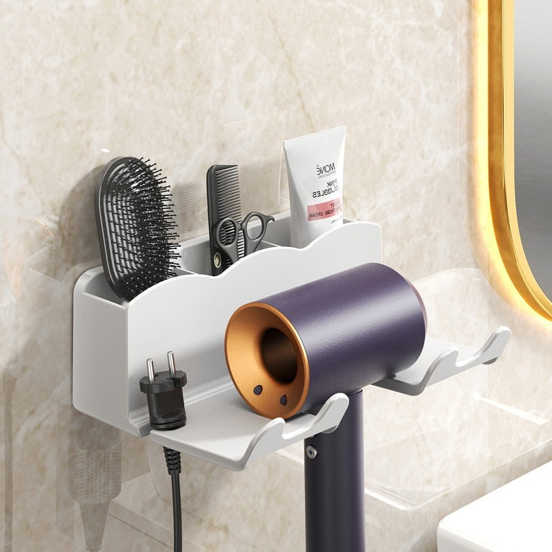 Wall Mounted Hair Dryer Holder
