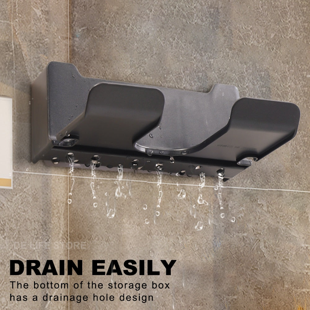 Wall Mounted Hair Dryer Holder
