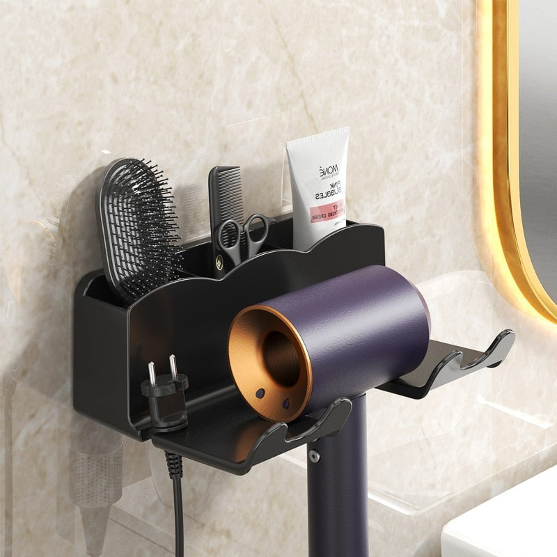 Wall Mounted Hair Dryer Holder