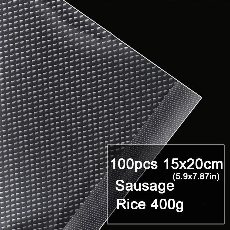 100pcs Food Vacuum Sealer Bags for Sous Vide Food