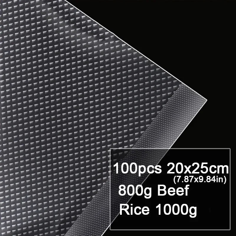 100pcs Food Vacuum Sealer Bags for Sous Vide Food