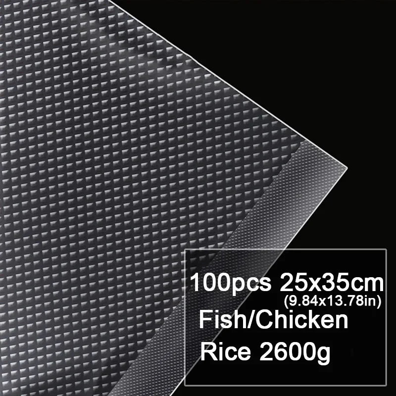 100pcs Food Vacuum Sealer Bags for Sous Vide Food
