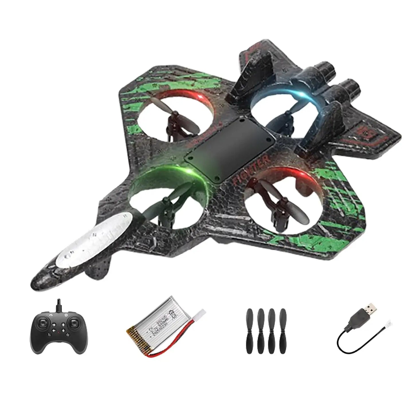 Remote Control Portable Airplane Drop Resistant for Kids Boys