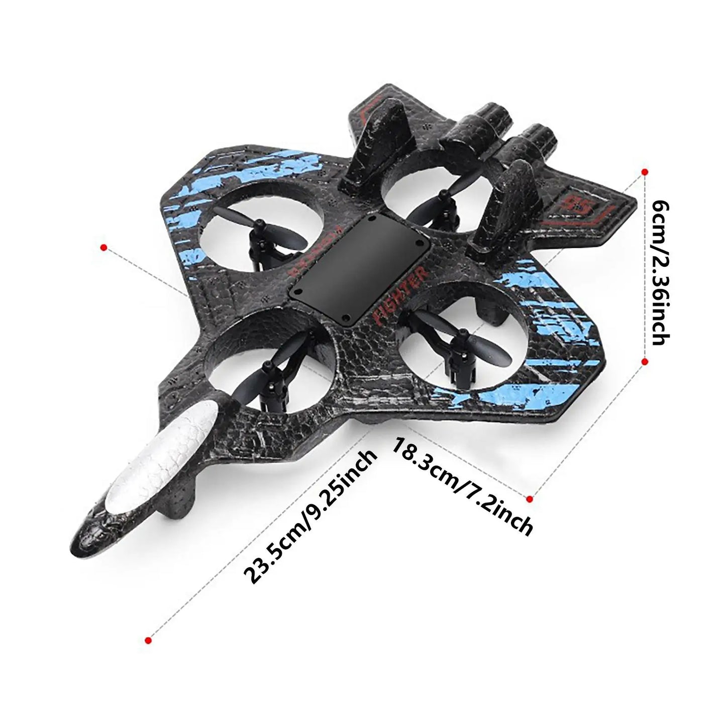 Remote Control Portable Airplane Drop Resistant for Kids Boys