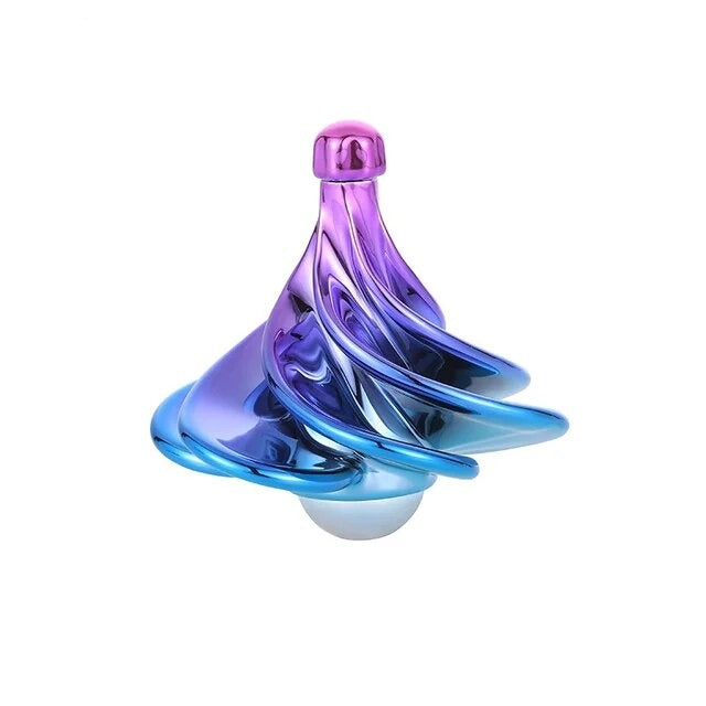 Accurate Spinning Top,Wind Gyro,Airflow Spinning Gyro, Desktop Gyro,Wind Blow Turn Gyro Stress Relief Toy for Kids and Adults | Unique Gift