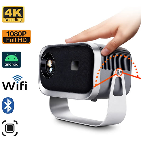 Portable Projector , WIFI Bluetooth Cinema 3D Mirror