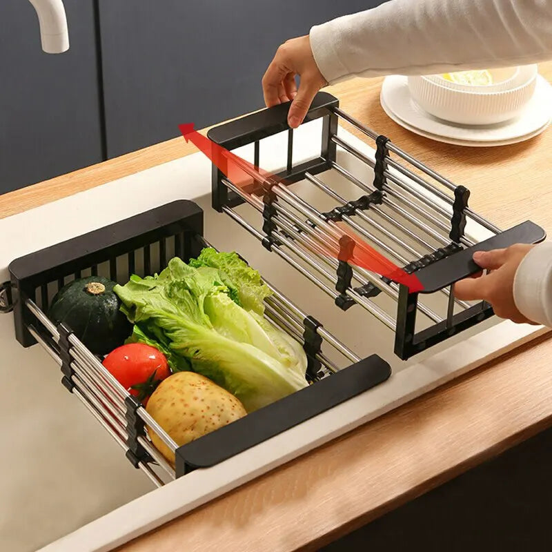 Adjustable Drain Rack Stainless