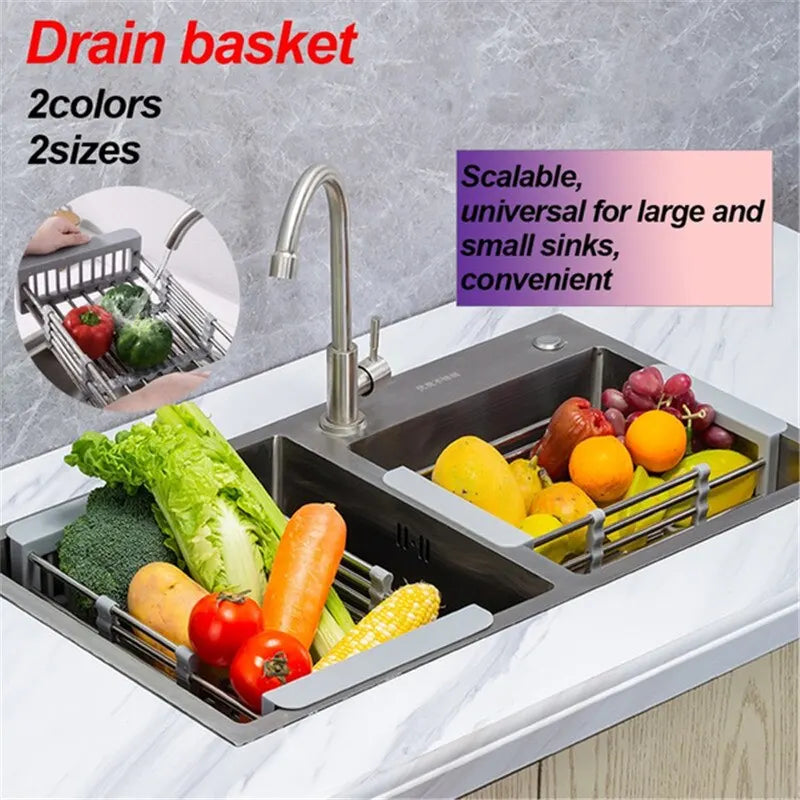 Adjustable Drain Rack Stainless