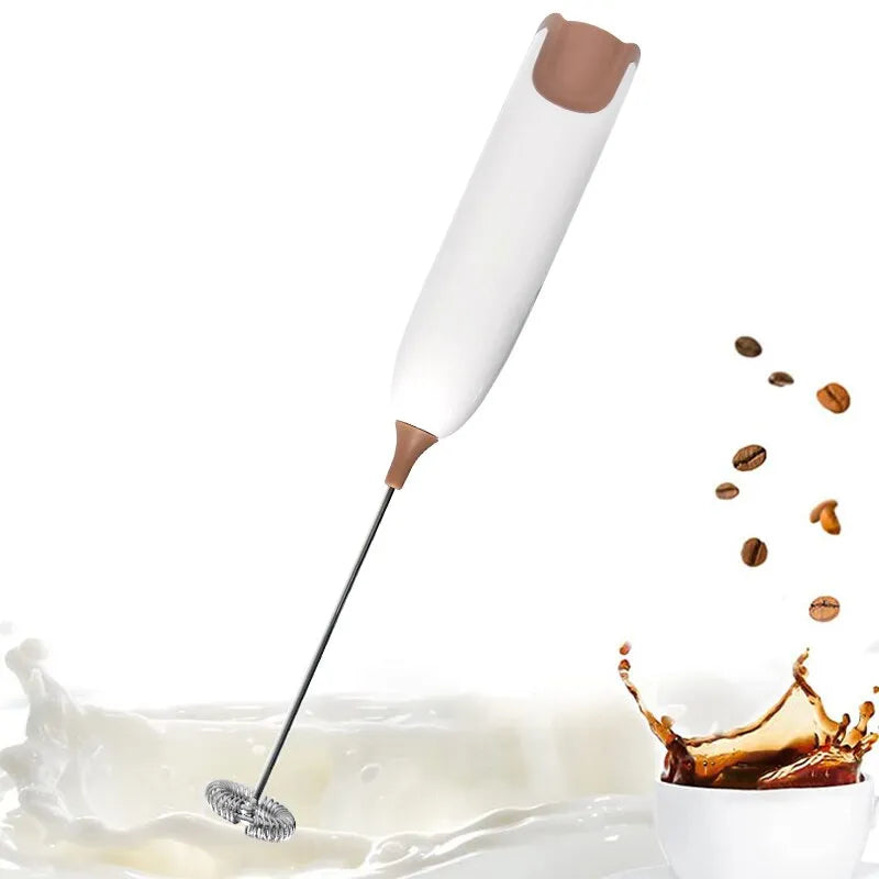 Electric Milk Frother Kitchen Drink Foamer Mixer Stirrer Coffee Cappuccino Creamer Whisk Frothy Blend Egg Beater