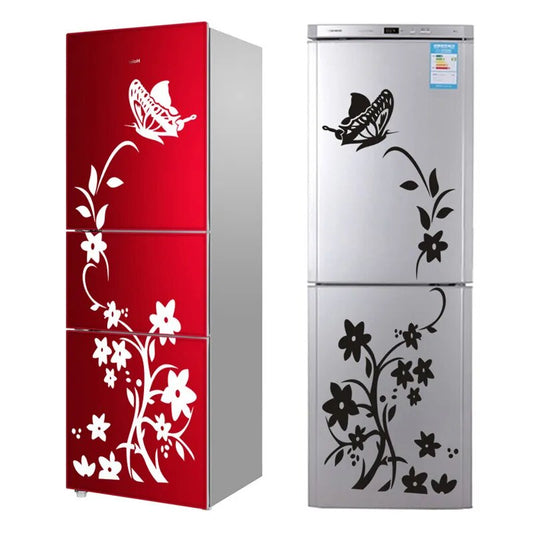 High Quality Creative Refrigerator Black Stickers