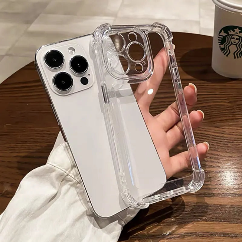 3 Transparent Color Case For all iPhone