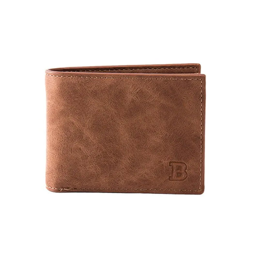 Men's Light Face Soft Leather Multifunctional Wallet