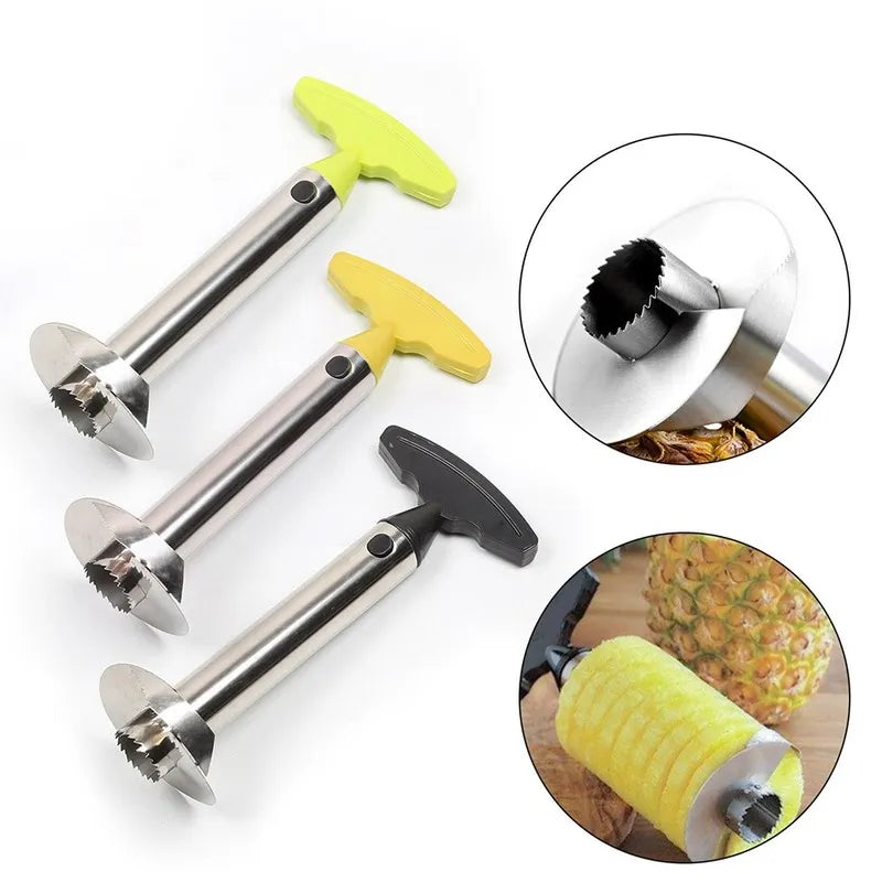 Pineapple Slicer Peeler Cutter Knife Stainless Steel