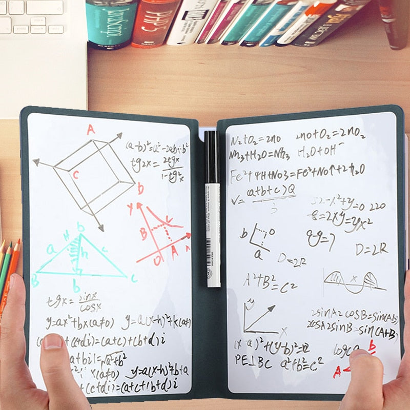 A5 Reusable Whiteboard Notebook