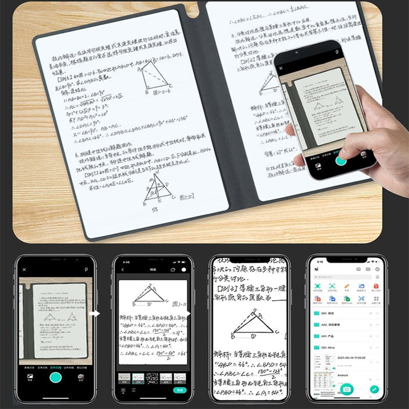 A5 Reusable Whiteboard Notebook