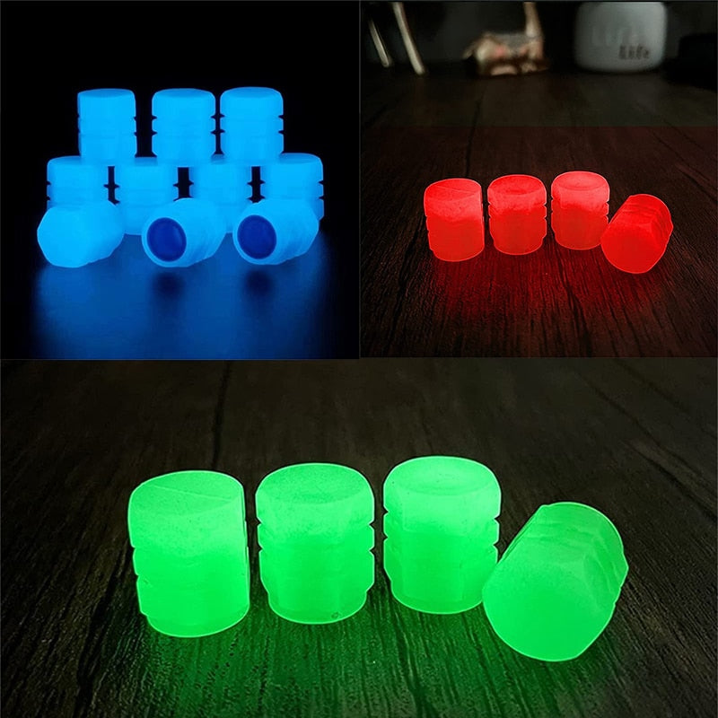 Luminous Valve Glowing car tyre Caps