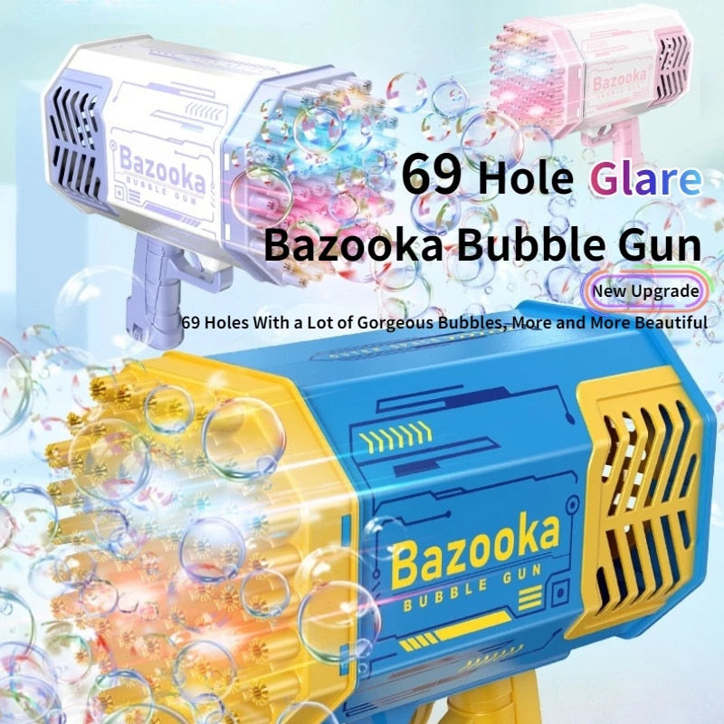 Automatic Blower Soap Bubbles Gun 69 holes