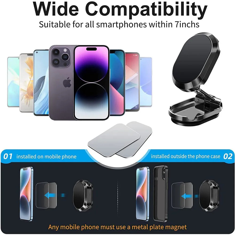 Metal Magnetic Car Mobile Phone Holder