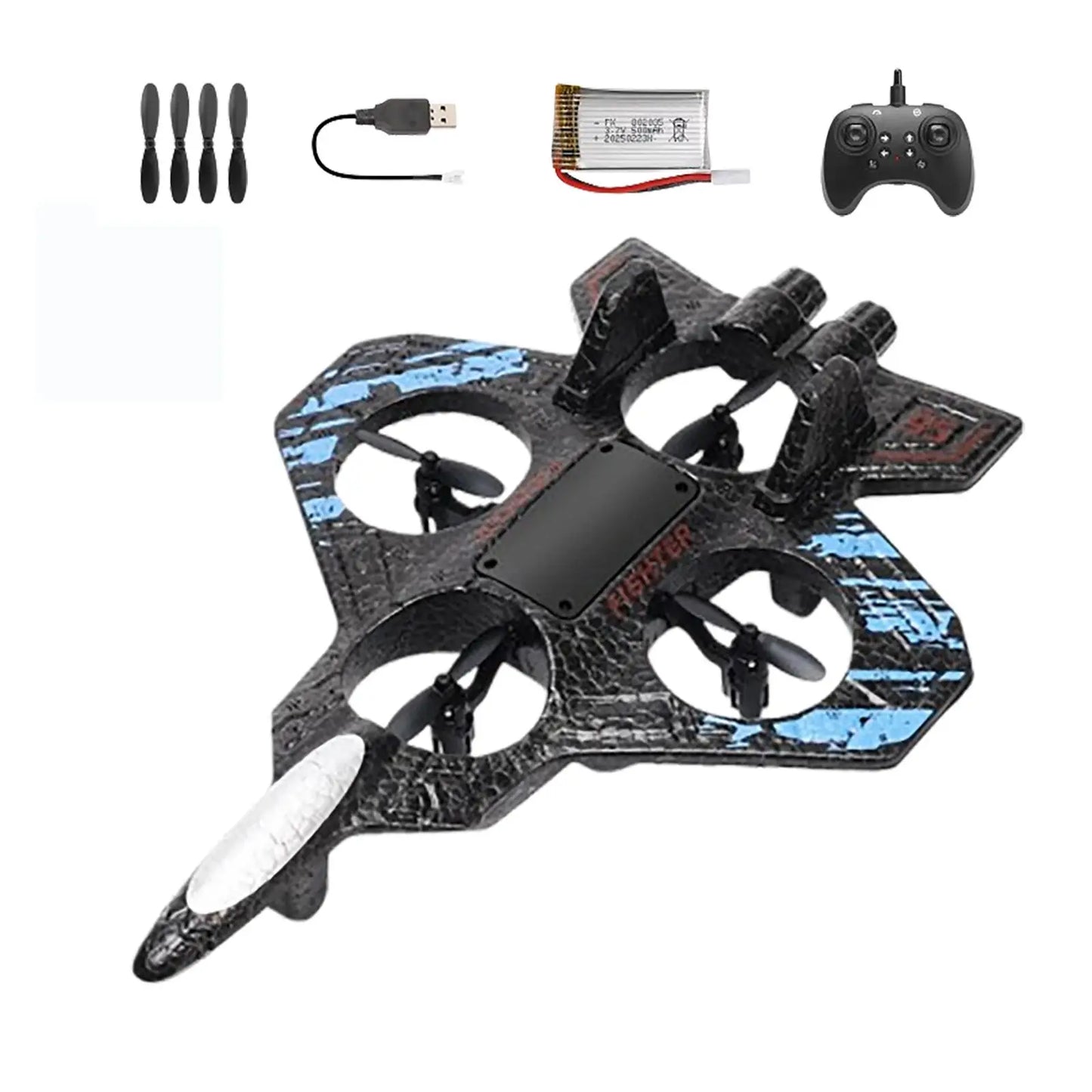 Remote Control Portable Airplane Drop Resistant for Kids Boys