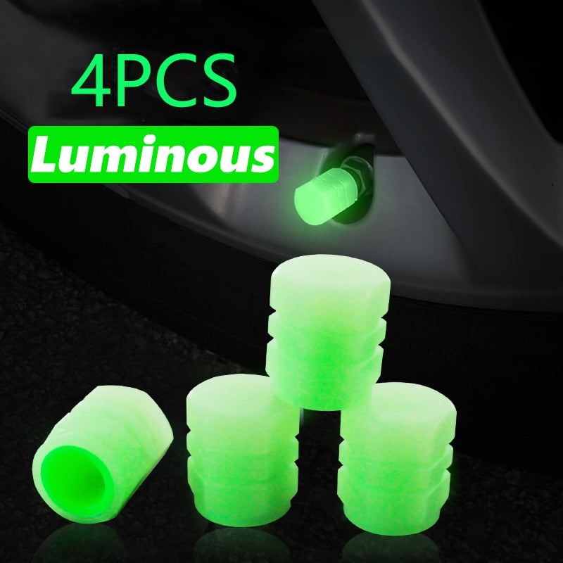 Luminous Valve Glowing car tyre Caps