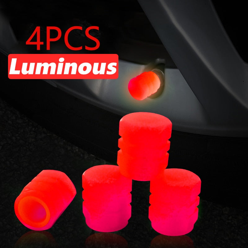 Luminous Valve Glowing car tyre Caps