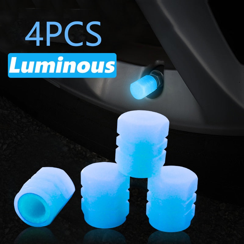 Luminous Valve Glowing car tyre Caps