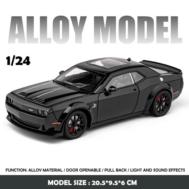 Dodge Challenger Hellcat Car Model With Sound and Light