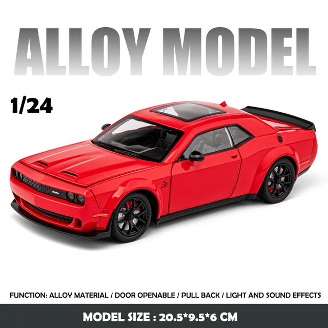 Dodge Challenger Hellcat Car Model With Sound and Light