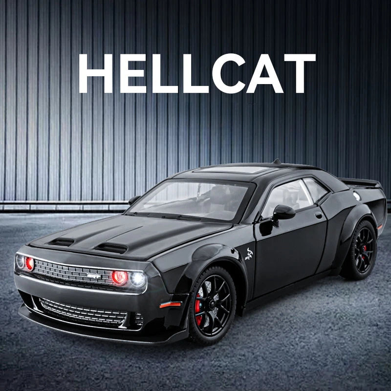 Dodge Challenger Hellcat Car Model With Sound and Light